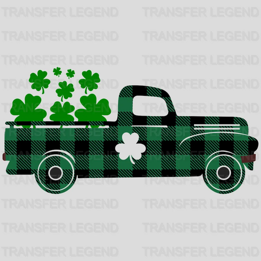 Truck St. Patrick's Day Design - DTF heat transfer - transferlegend