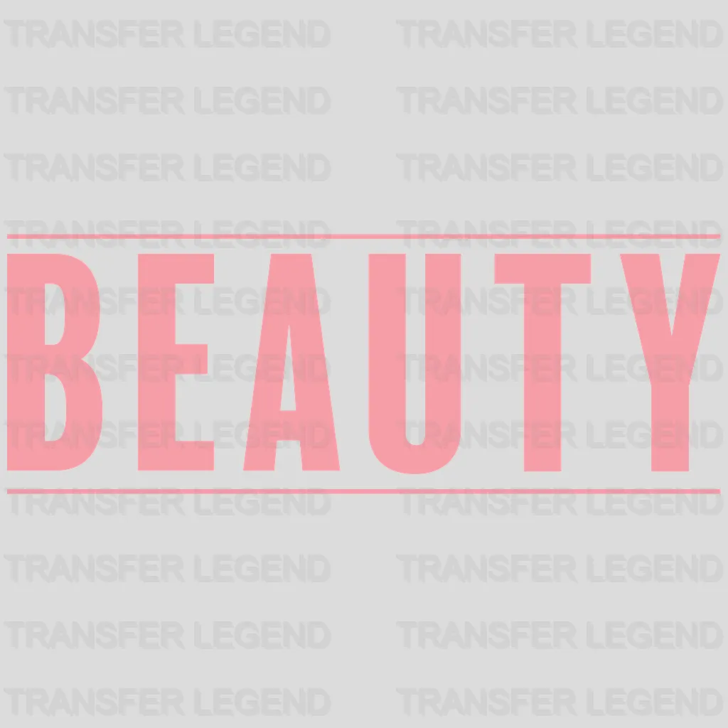 Beauty - BLM design DTF heat transfer - transferlegend