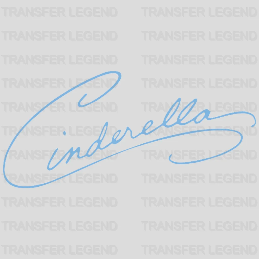 Disney Character Cinderella Design - DTF heat transfer - transferlegend