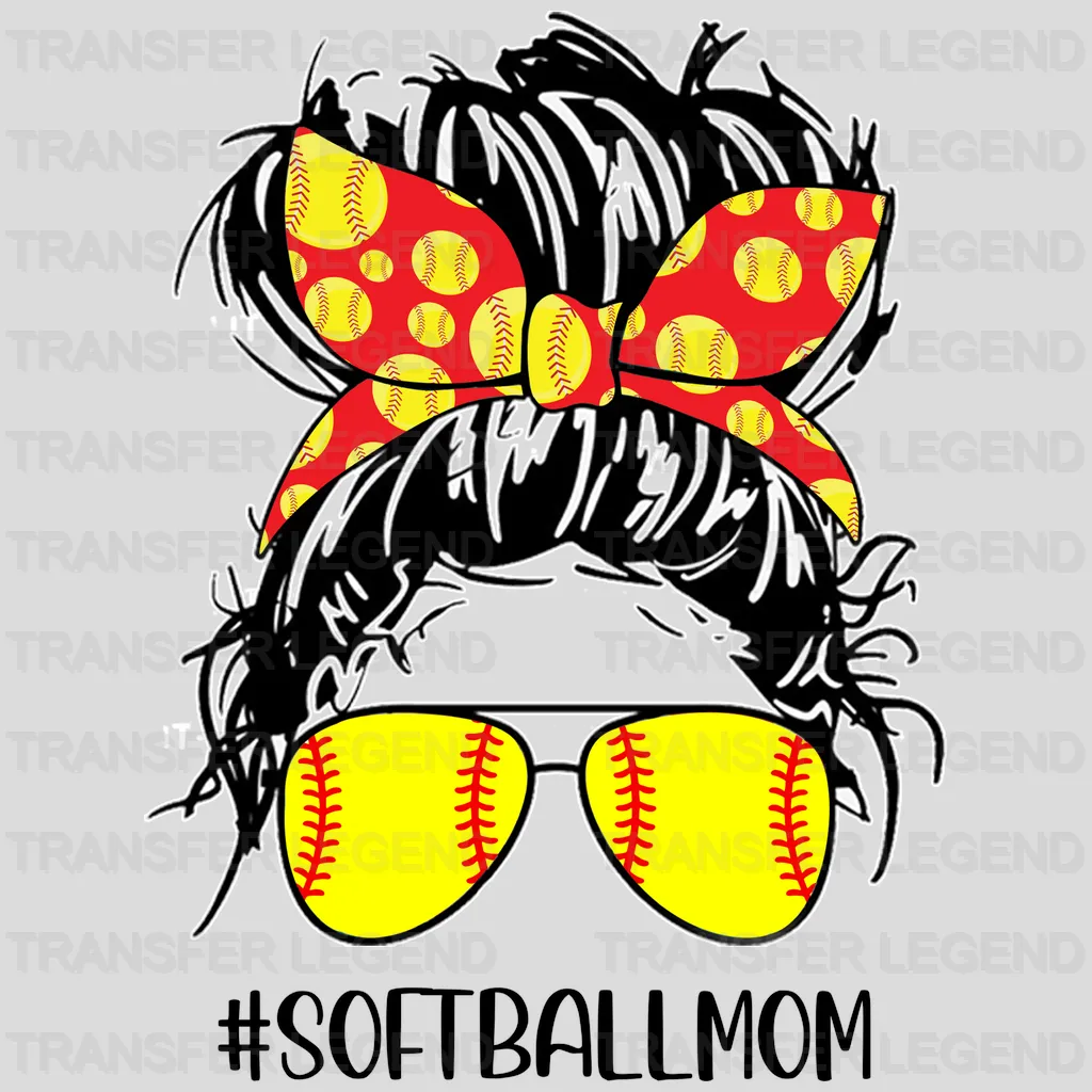 Softball Mom Sunglasses DTF Transfer - transferlegend