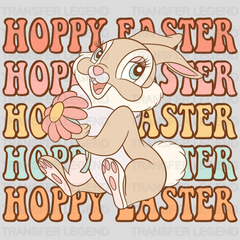 Hoppy Faster Easter Vibes Design - DTF heat transfer - transferlegend