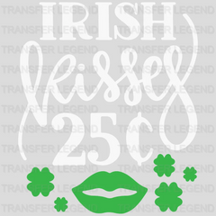 Irish Kisses St. Patrick's Day Design - DTF heat transfer - transferlegend