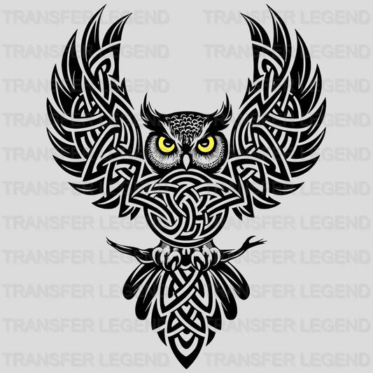 Viking Owl Nordic Design - DTF Heat Transfer - transferlegend