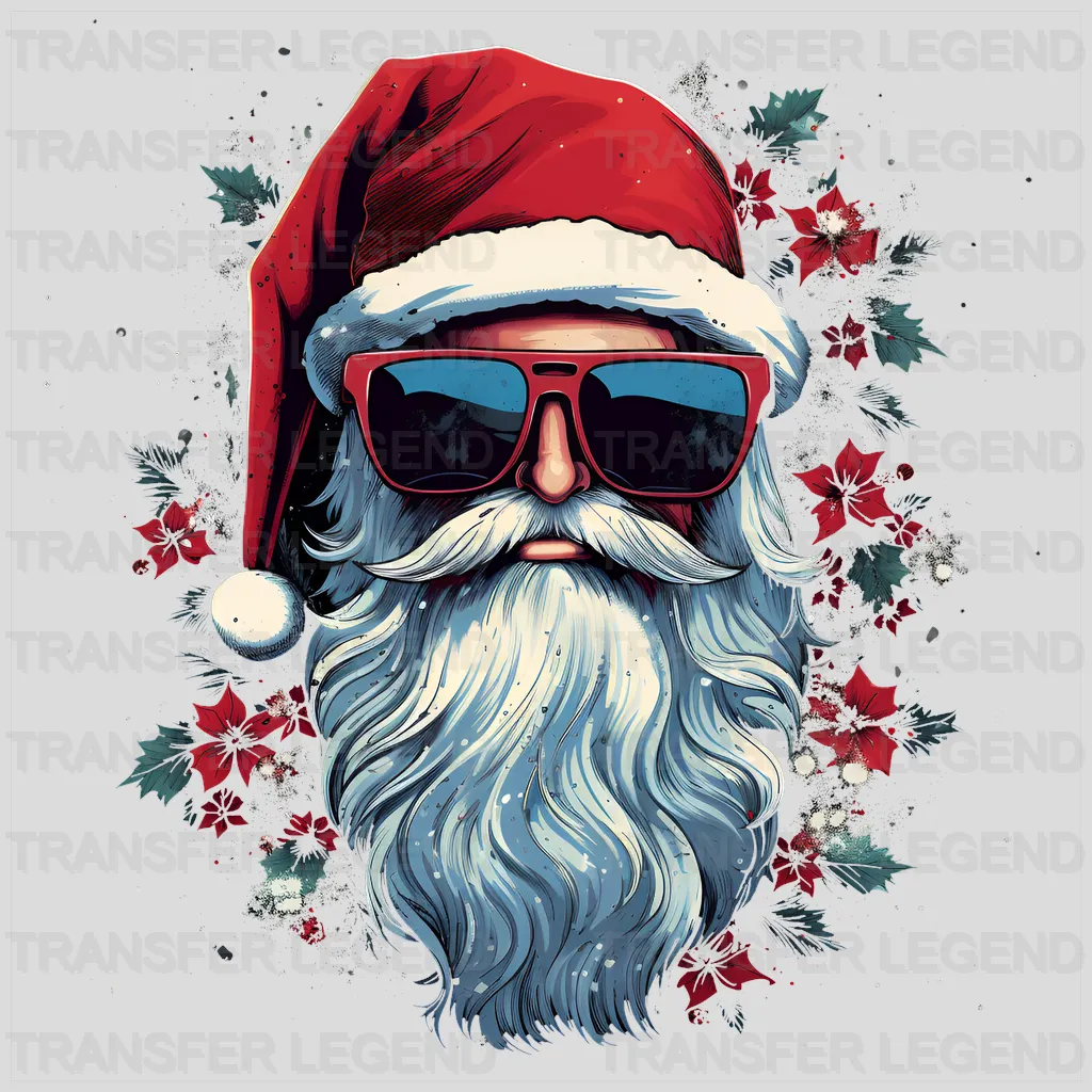 Christmas Time Santa Claus Design - DTF Heat Transfer - transferlegend