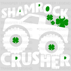 Shamrock Crusher St. Patrick's Day Design - DTF heat transfer - transferlegend