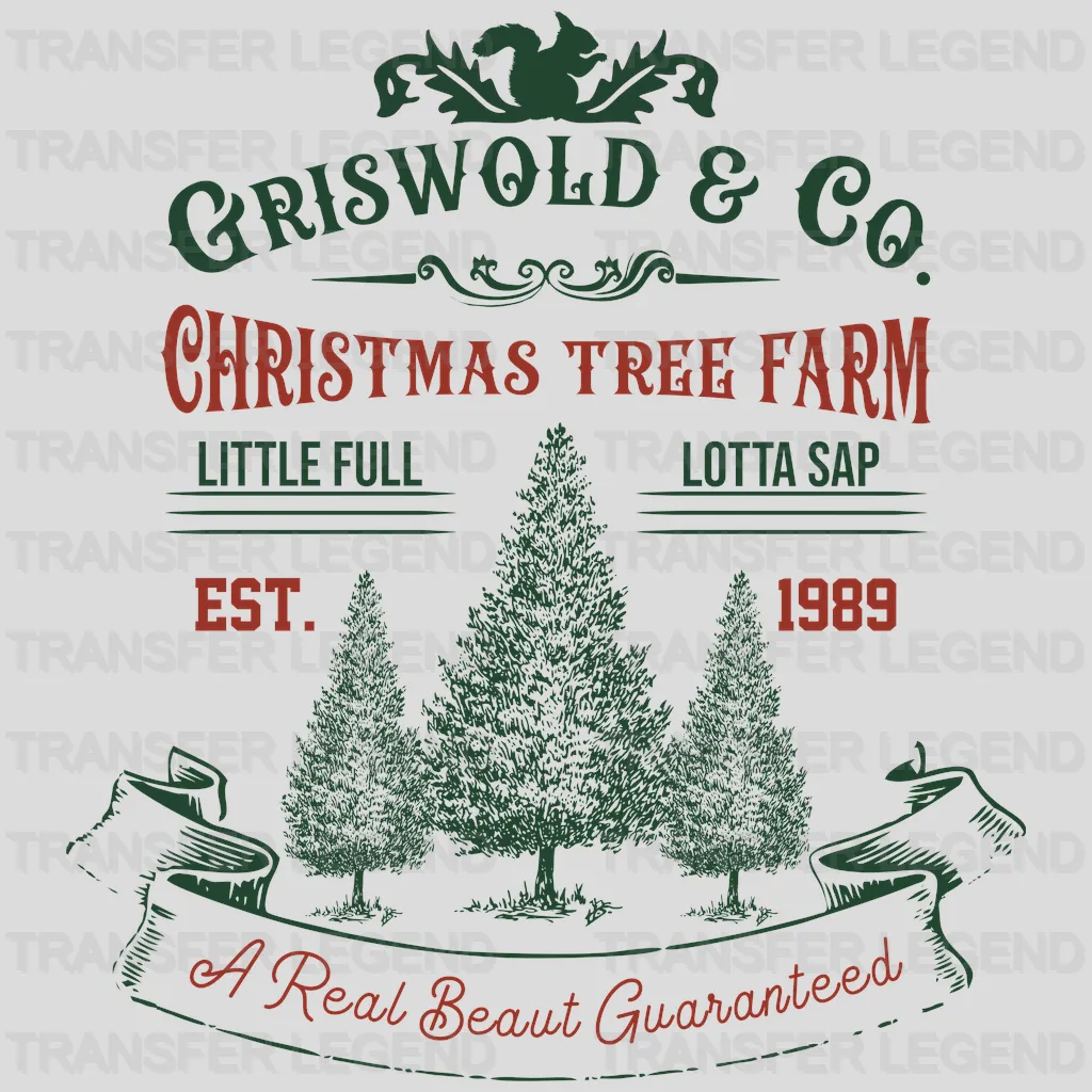 GRISWOLD & CO FARM Christmas Design - DTF heat transfer - transferlegend