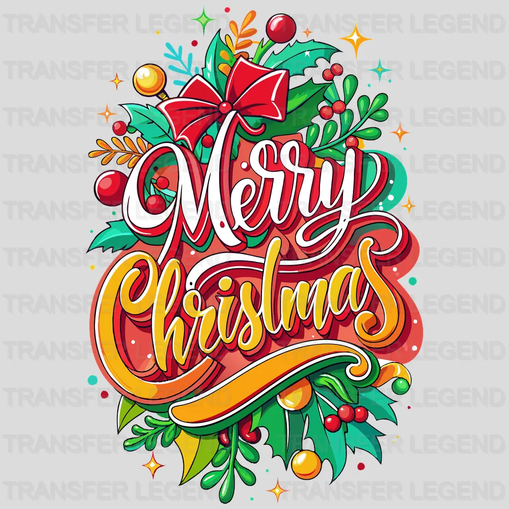 Christmas Tree Christmas design - DTF Heat Transfer - transferlegend