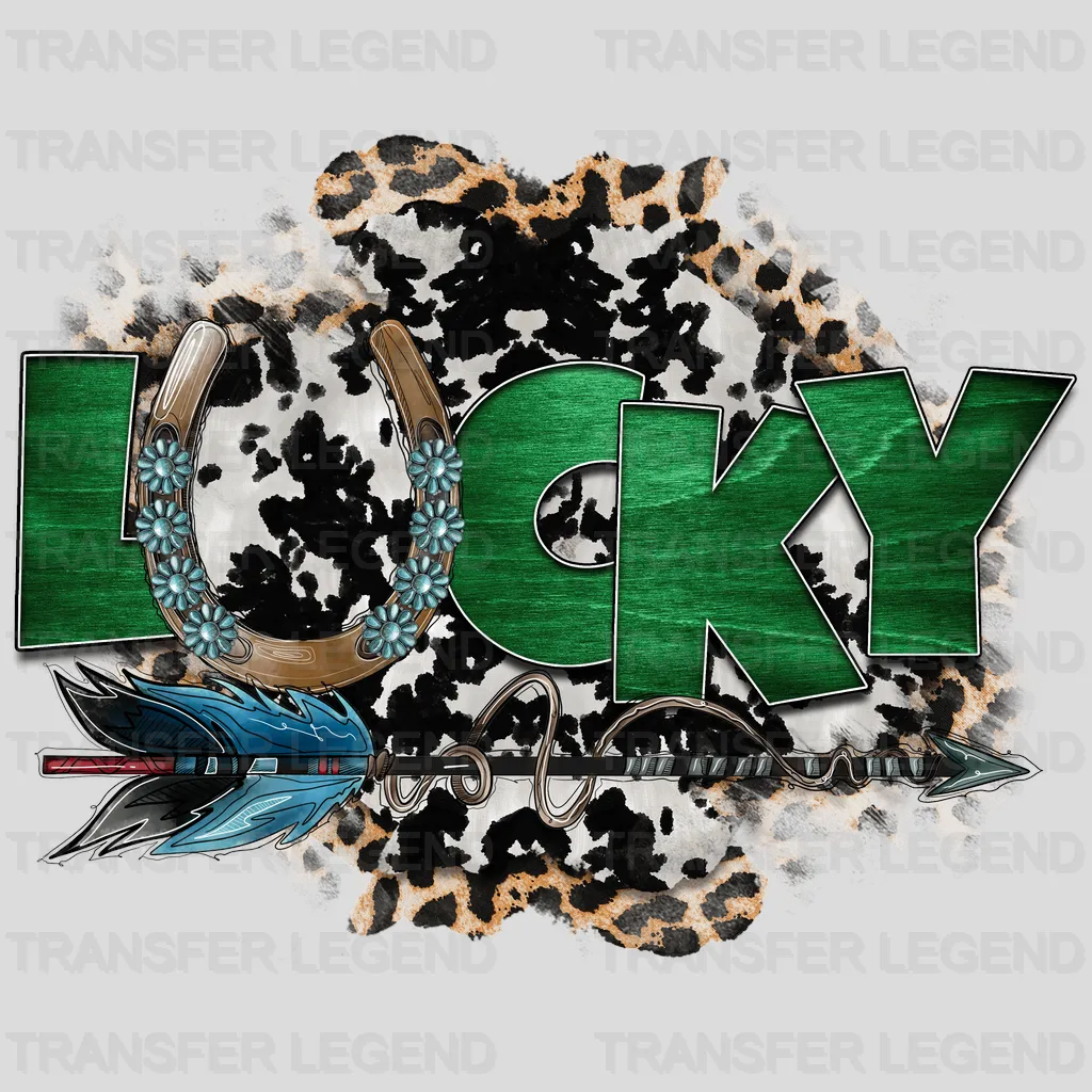 Lucky St. Patrick's Day Design - DTF heat transfer - transferlegend