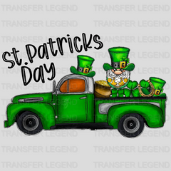 Truck St. Patrick's Day Design - DTF heat transfer - transferlegend