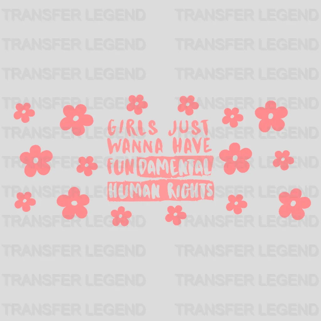 Girls Just Wanna Have UV DTF Transfer Cup Wrap UV DTF Sticker - transferlegend