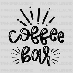 Bar With Coffee Design - DTF Heat Transfer - transferlegend