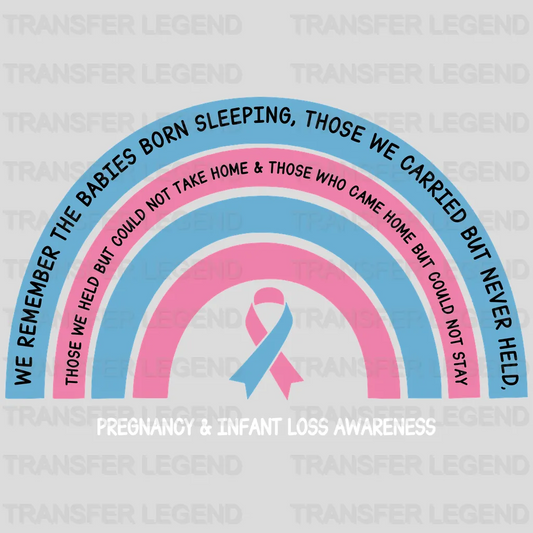 Pregnancy & Infant Loss Awareness Design - DTF heat transfer - transferlegend