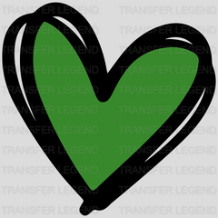 Heart St. Patrick's Day Design - DTF heat transfer - transferlegend