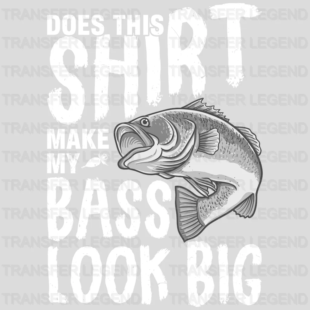 Does This Shirt Make - Fish Design DTF Heat Transfer - transferlegend