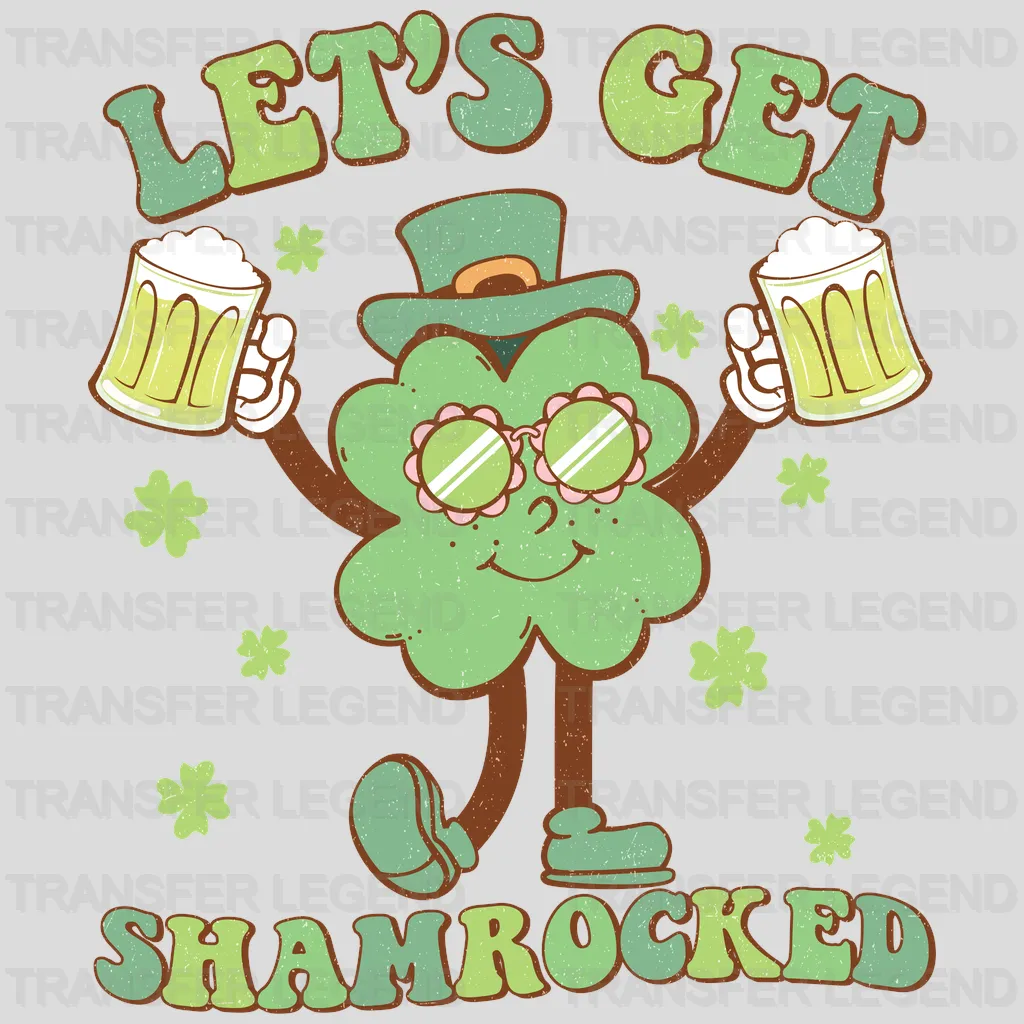 Let's Get Shamrocked St. Patrick's Day Design - DTF heat transfer - transferlegend