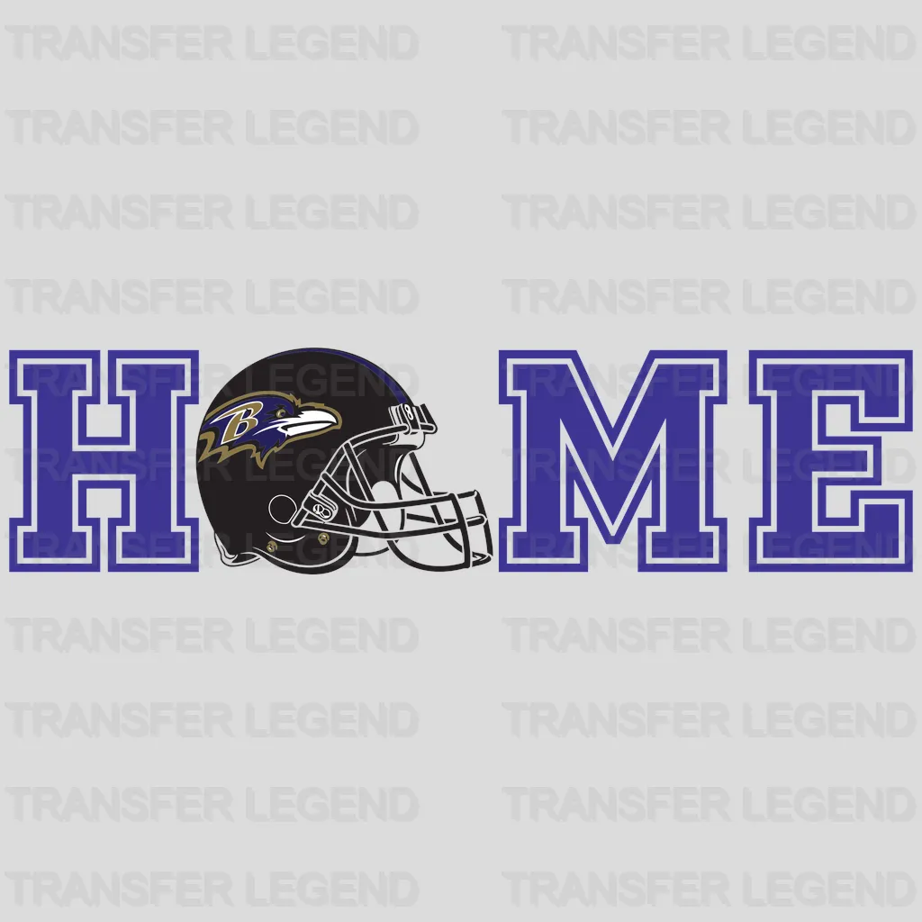 Baltimore Ravens Love Word Block NFL Design - DTF Heat Transfer