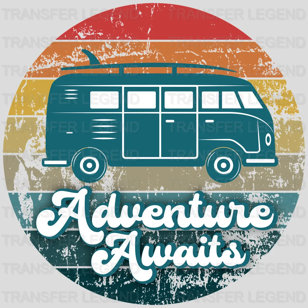 Adventure Awaits Design - DTF heat transfer - transferlegend