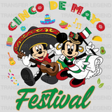 Disney Cinco De Mayo Festival - Cinco De Mayo DTF heat transfer - transferlegend