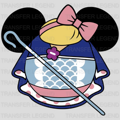 Disney Mickey Ears Bowpeep Design - DTF heat transfer - transferlegend