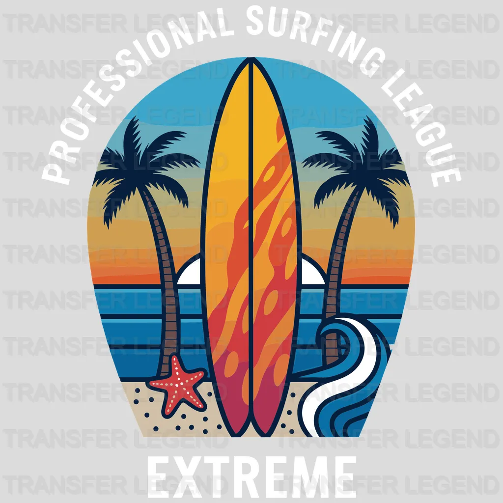 Extreme Surfing Design - DTF Heat Transfers - transferlegend