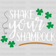 Shake Your Shamrocks St. Patrick's Day Design - DTF heat transfer - transferlegend