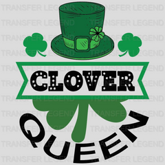 Clover Queen St. Patrick's Day Design - DTF heat transfer - transferlegend