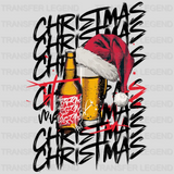 Christmas Beer Christmas design - DTF Heat Transfer - transferlegend