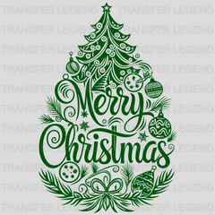 Big Green Tree Christmas design - DTF Heat Transfer - transferlegend