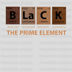 The Prime Element - BLM design DTF heat transfer - transferlegend