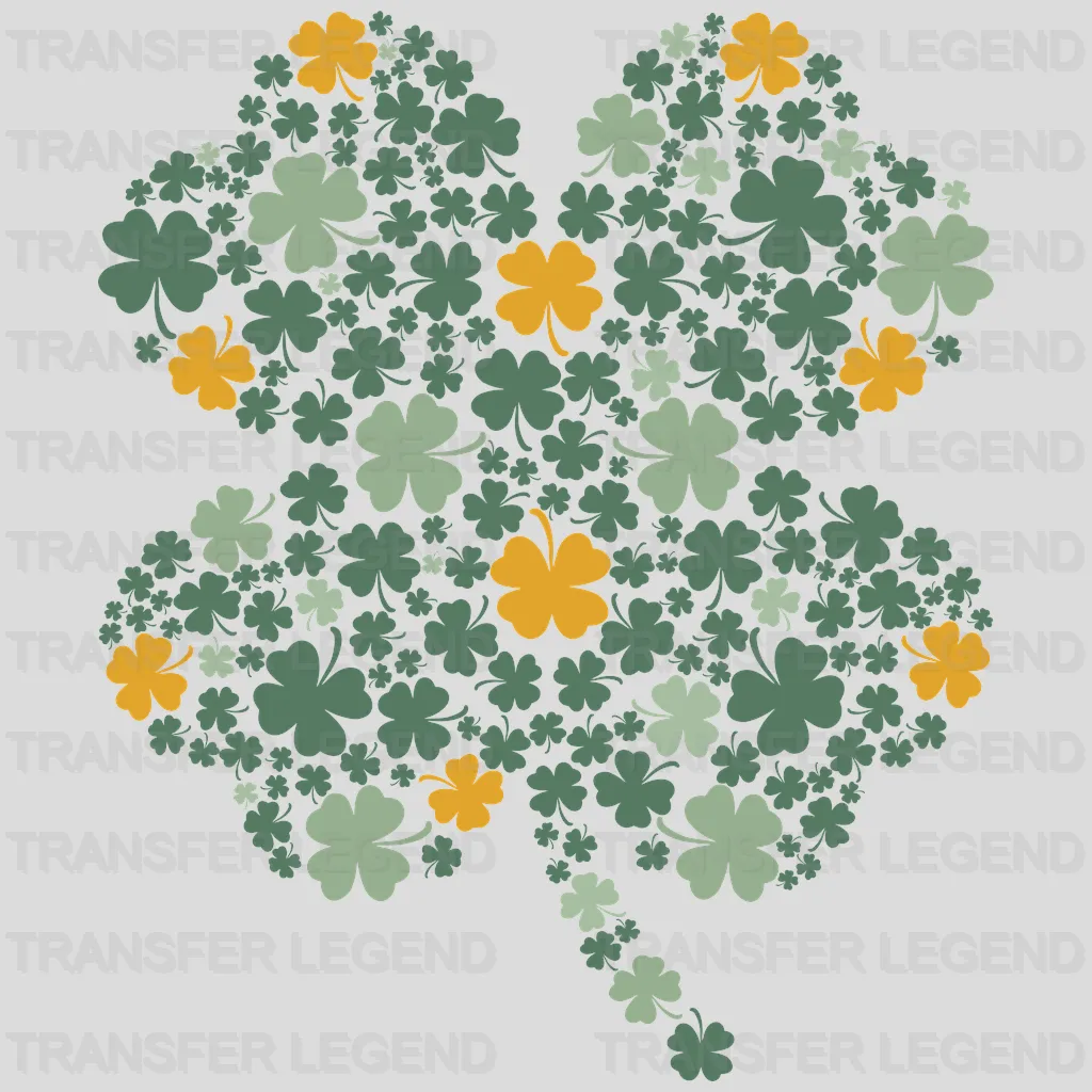 St. Patrick's Day Little Shamrocks Design - DTF heat transfer - transferlegend