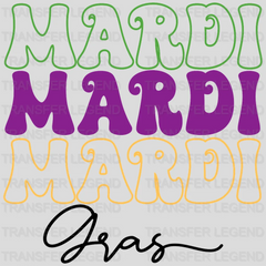 Mardi Mardi Gras Design- Mardi Gras DTF heat transfer - transferlegend