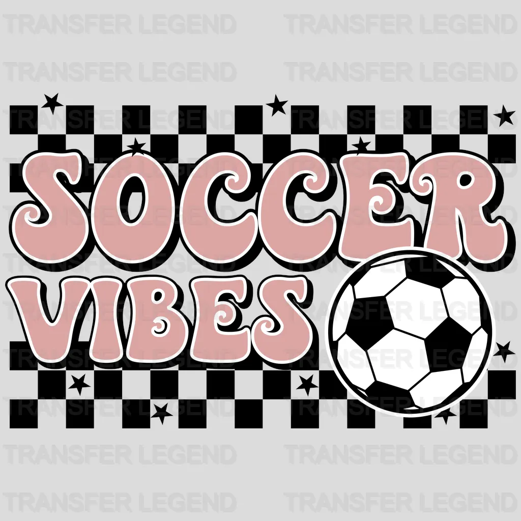 Soccer Vibes Retro DTF Transfer - transferlegend