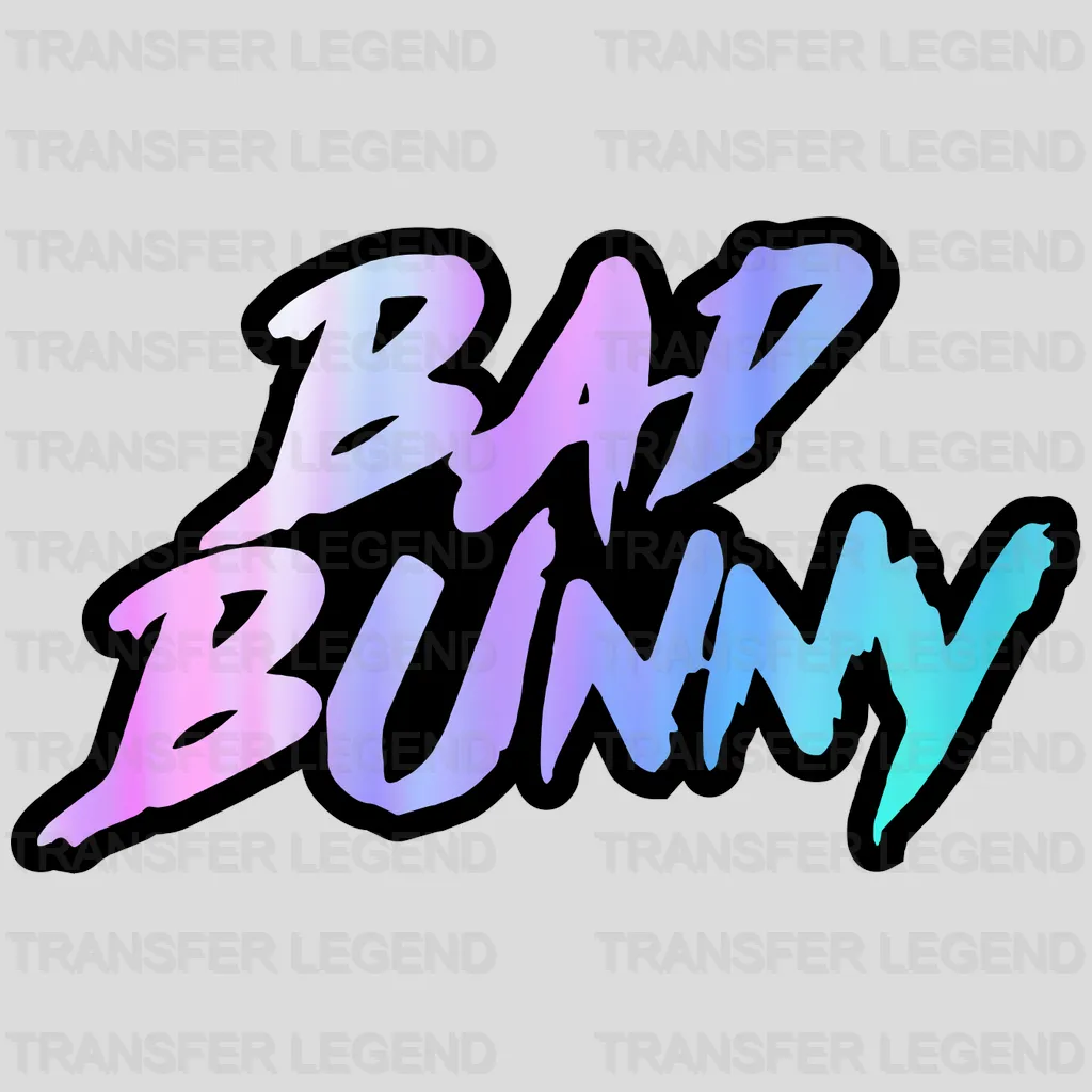 Bad Bunny Design - DTF heat transfer - transferlegend