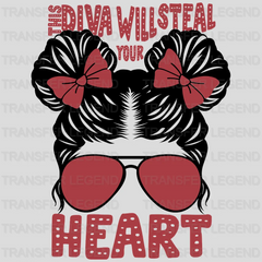 This Diva Will Steal Your Heart Design - DTF heat transfer - transferlegend