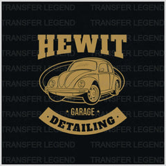 Cars Hewit Garage Detailing Clasic Car Designs - DTF Heat Transfer - transferlegend