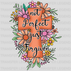 Not Perfect Just Forgiven Easter Design - DTF heat transfer - transferlegend