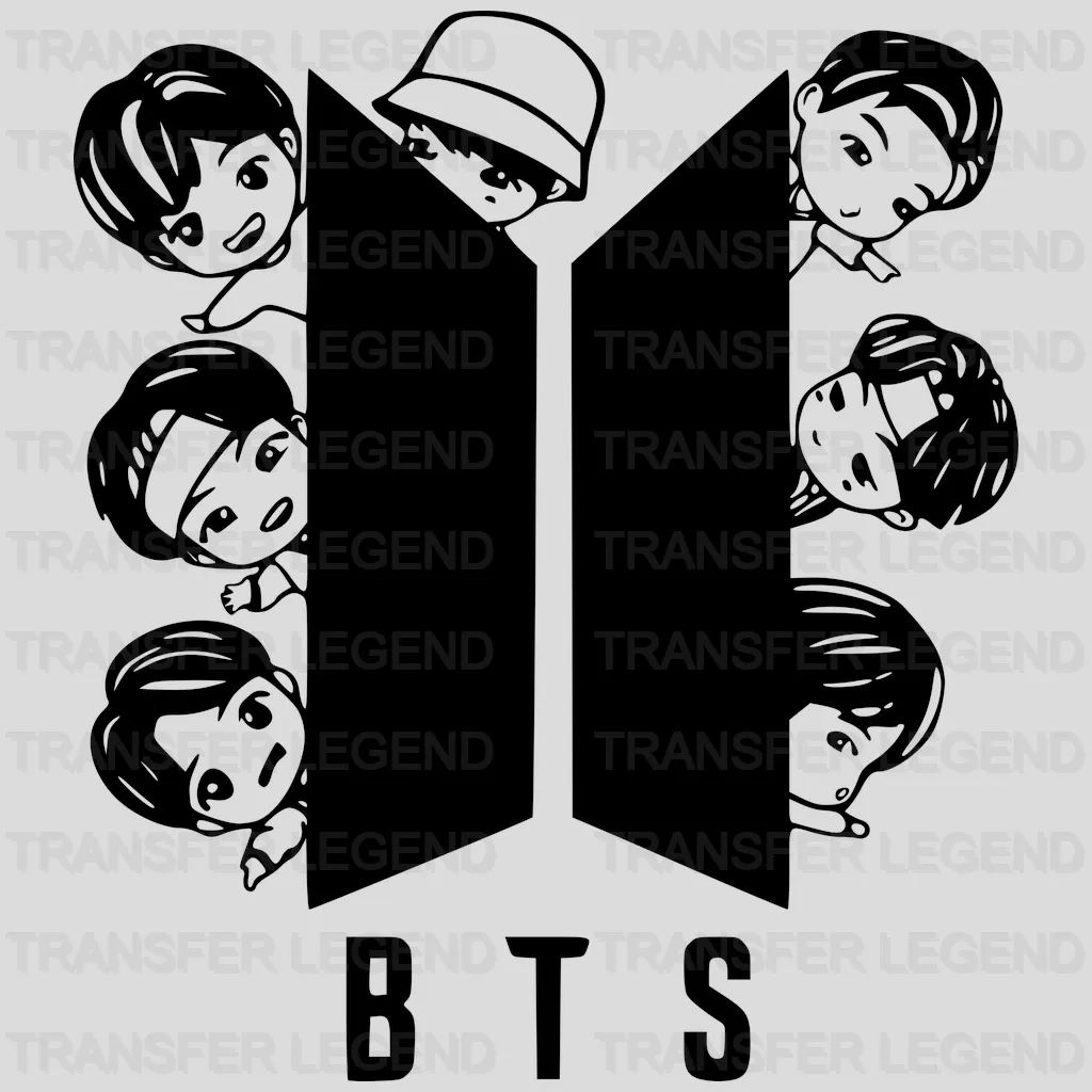 BTS design- DTF heat transfer - transferlegend