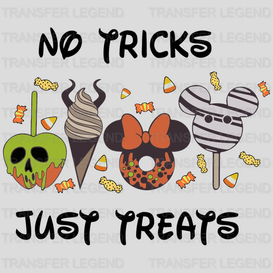 No Tricks Just Treats Snacks Design - DTF heat transfer - transferlegend