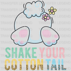 Shake Your Cotton Tail Easter Design - DTF heat transfer - transferlegend