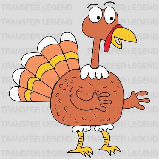 Thanksgiving Turkey Design - DTF heat transfer - transferlegend