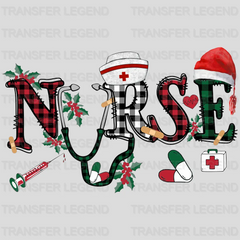 NURSE Christmas Design - DTF heat transfer - transferlegend