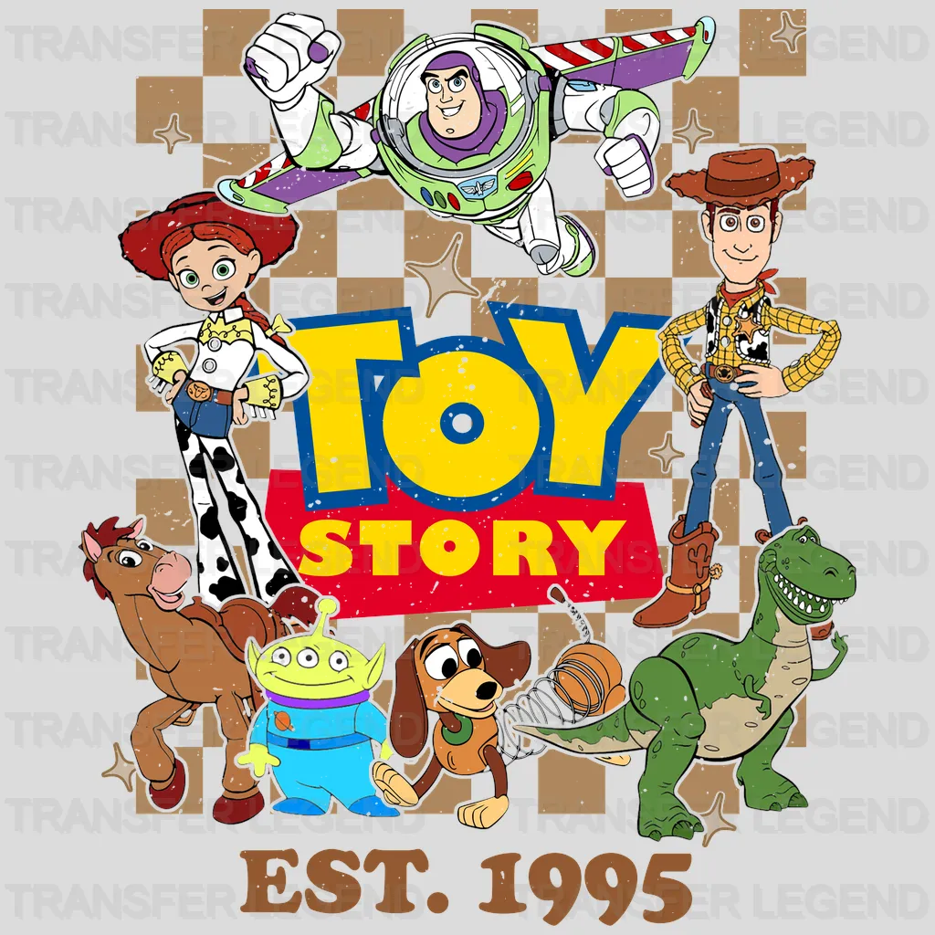Toy Story est.1995 Toy Story Disney Designs - DTF Heat Transfers