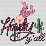 HOWDY YALL - DTF heat transfer - transferlegend