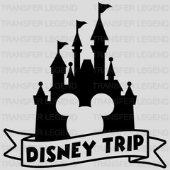 Disney Castle - Disney Trip Mickey And Minnie Design - DTF heat transfer - transferlegend