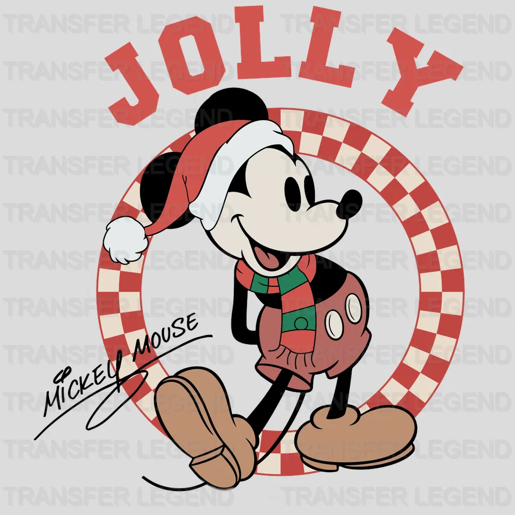 JOLLY DISNEY Christmas Design - DTF heat transfer - transferlegend