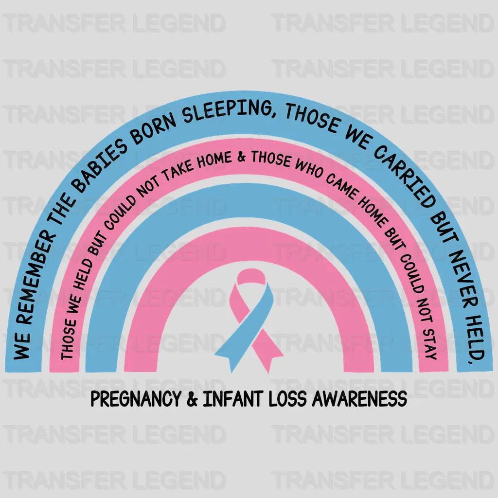 Pregnancy & Infant Loss Awareness Design - DTF heat transfer - transferlegend