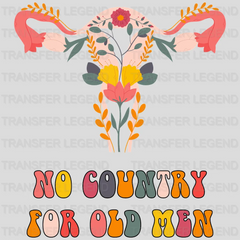 No Country for Old Men Uterus Design - DTF heat transfer - transferlegend