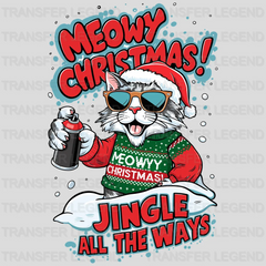 Jingle All The Ways Christmas design - DTF Heat Transfer - transferlegend