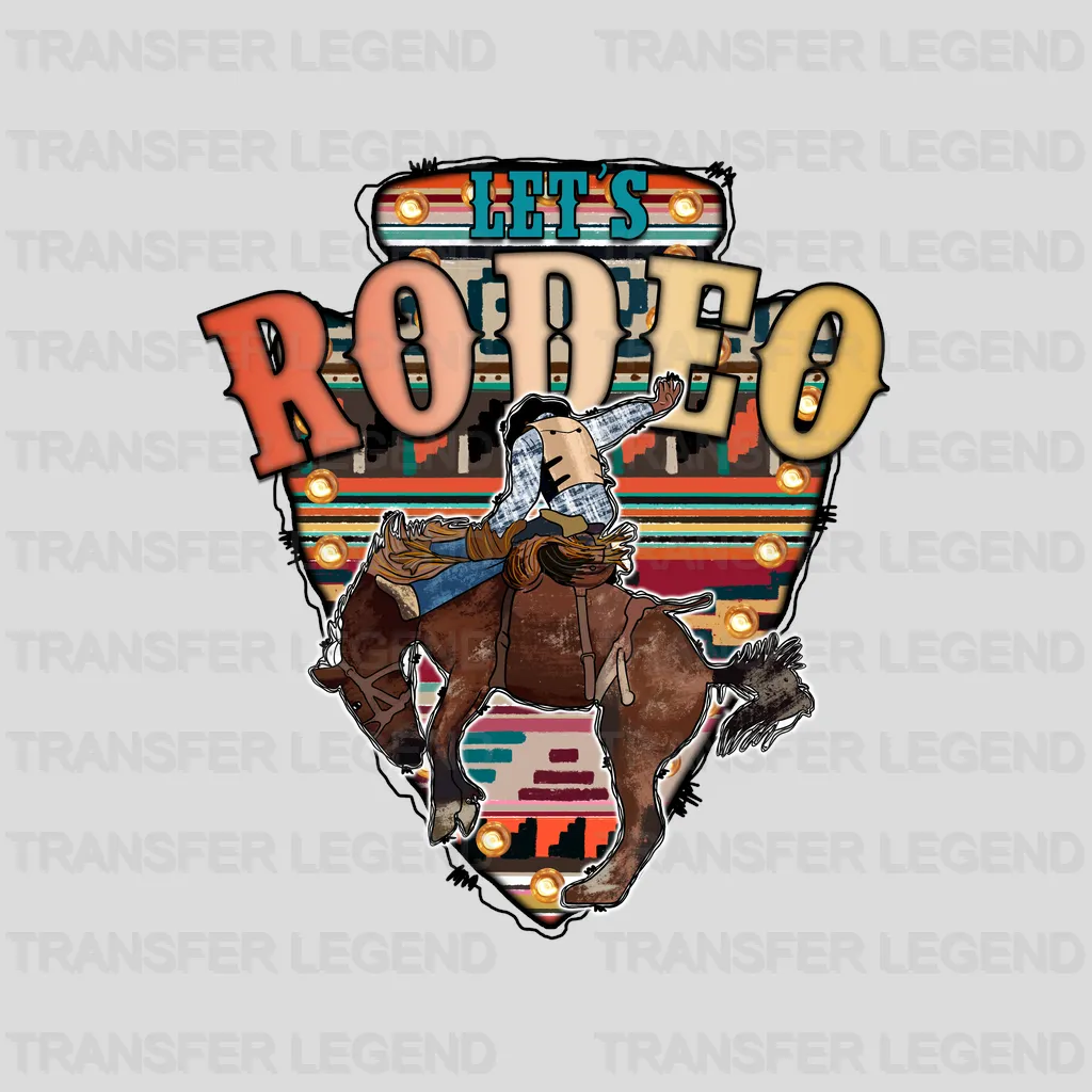 Let's Rodeo - Rodeo Houston DTF Transfer - transferlegend