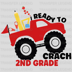 Ready To Crach 2nd Grade - Back To School DTF Transfer - transferlegend